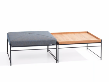 UNIT - Square wooden coffee table by Blå Station - view 3